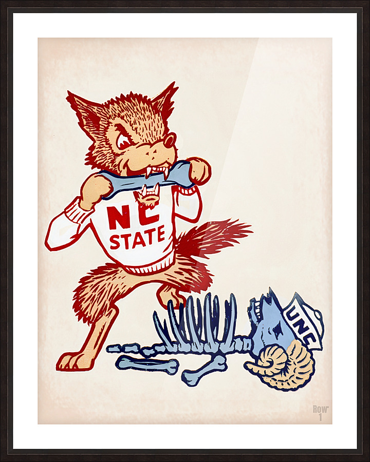 Hungry Wolf Picture Frame print