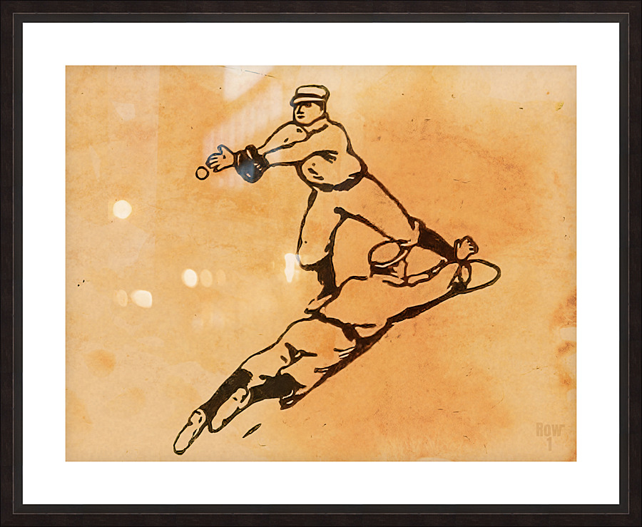 1915 Baseball Picture Frame print