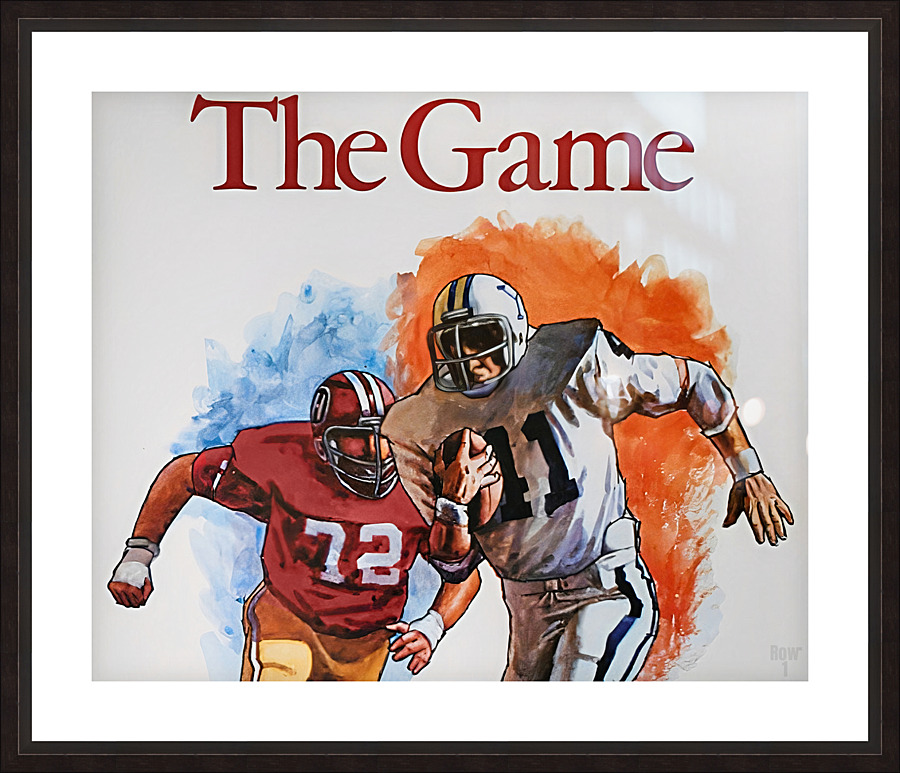 The Game Picture Frame print