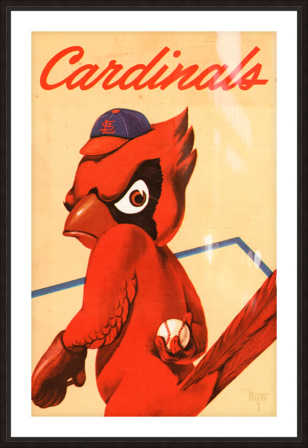 1955 St. Louis Cardinals Art Picture Frame print