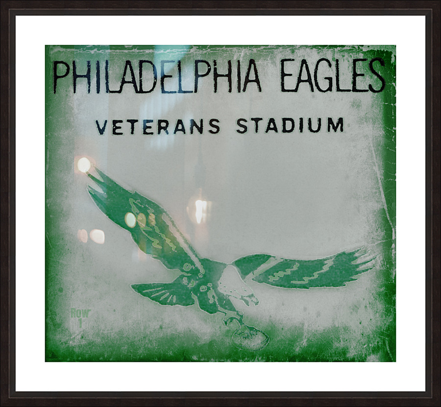 1973 Philadelphia Eagles Football Ticket Remix Picture Frame print