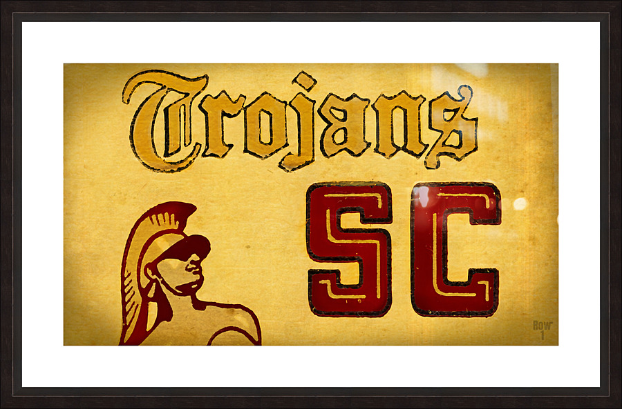 SC Trojans Art Picture Frame print