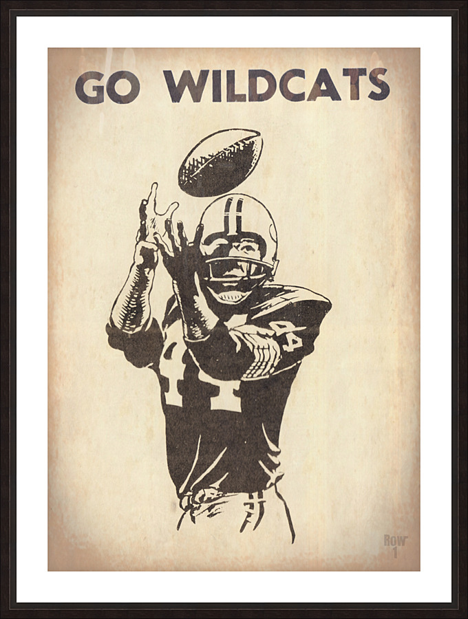 Go Wildcats  Picture Frame print