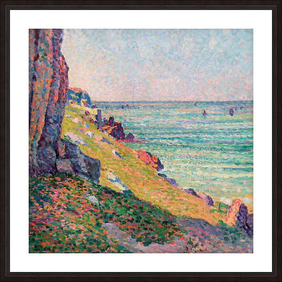 1894 les rochers a agay maxmilien luce art Picture Frame print