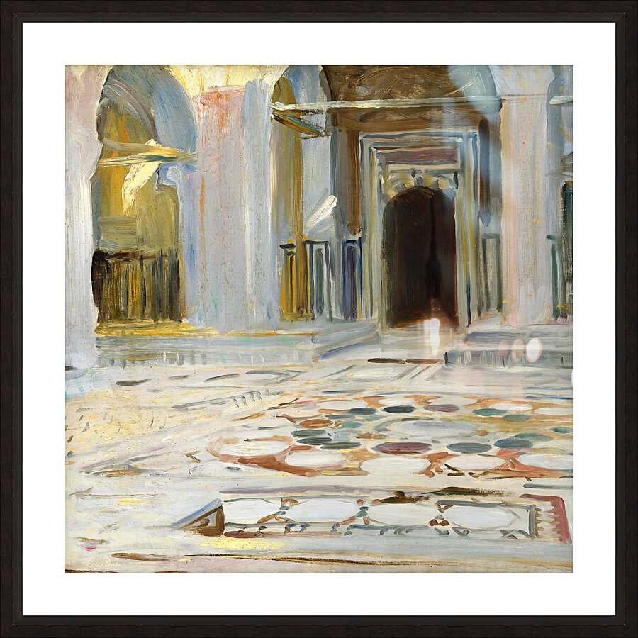 Cairo Pavement 1891 by Sargent Picture Frame print