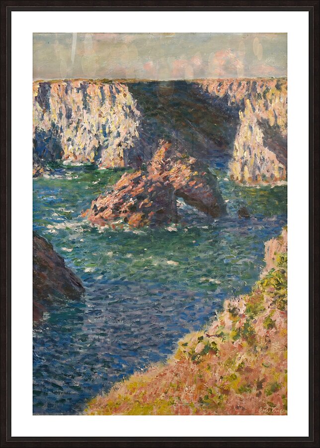 monet remix art belle isle  Picture Frame print