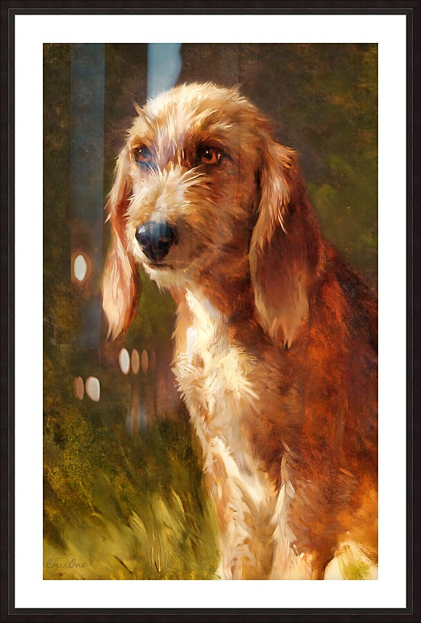 study of a dog rosa bonheur 1860s Picture Frame print