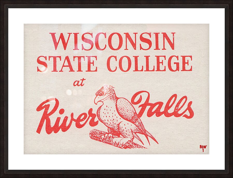 wisconsin state college river falls art Picture Frame print