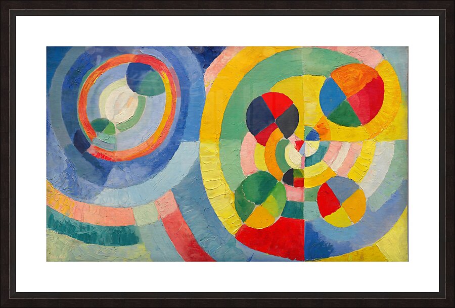 circular forms 1930 roberty delauney Picture Frame print