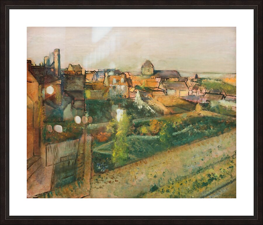  View of Saint-Valery-sur-Somme by edgar degas Picture Frame print