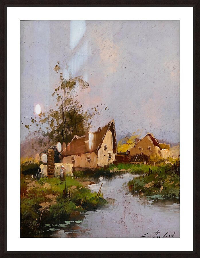 Landscape by Eugene Galien  Picture Frame print