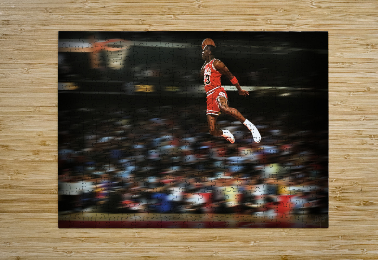 jordan dunk from free throw line in game