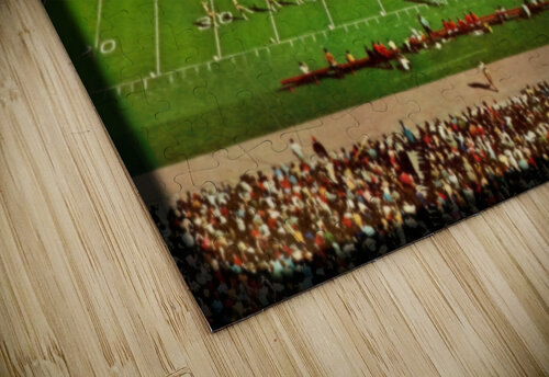 vintage texas tech football marching band art Row One Brand puzzle