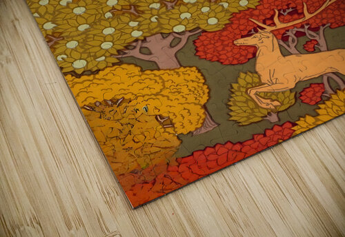Deer and Trees Row One Brand puzzle