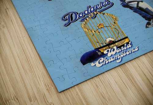 1982 la dodgers art  Row One Brand puzzle