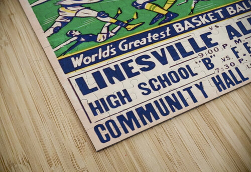 1930s original celtics basketball art Row One Brand puzzle