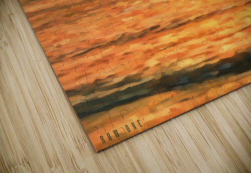 1980s beach sunset Row One Brand puzzle