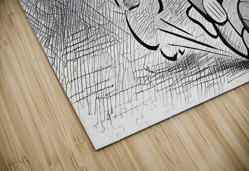 1952 Basketball Player Dribbling Row One Brand puzzle