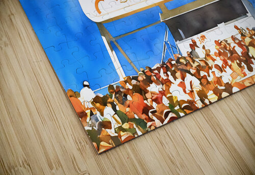 1977-78 Nebraska Cornhuskers Scoreboard Art Row One Brand puzzle