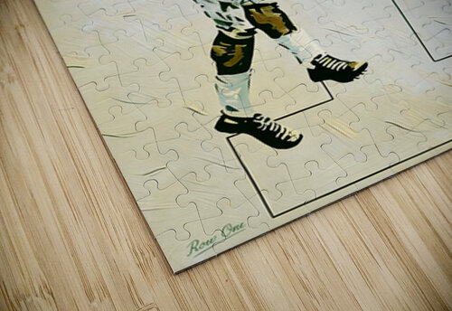 1966 Michigan State Spartans Football Art Row One Brand puzzle