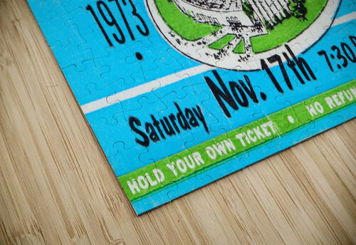 1973 Tulane vs. Vanderbilt  Row One Brand puzzle