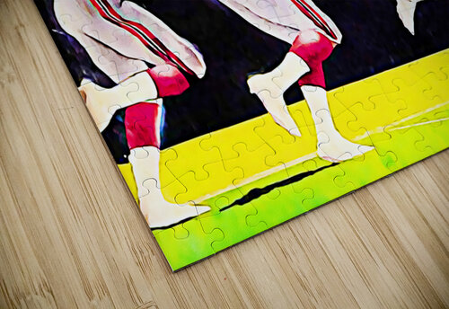 1980 Atlanta Falcons Remix Art Row One Brand puzzle