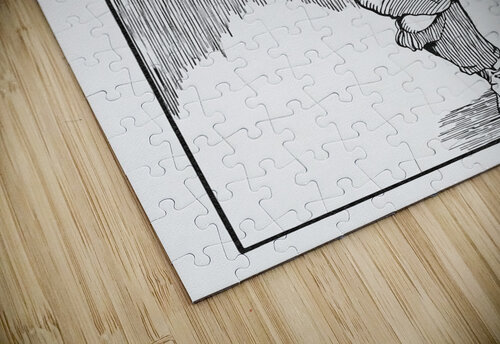 Early 1900s Gridiron Illustration Row One Brand puzzle
