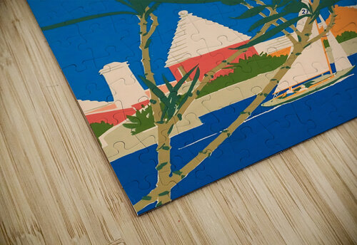 adolph treidler bermuda art Row One Brand puzzle