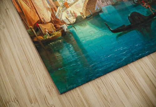 venice rialto bridge gustaf wilhelm palm Row One Brand puzzle