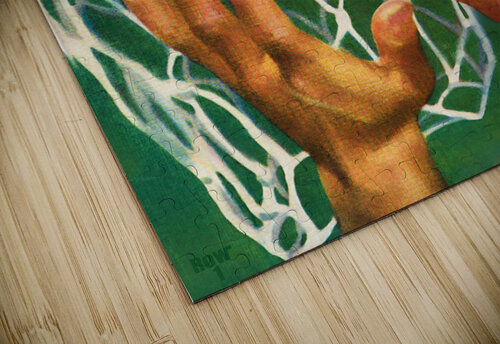 vintage sports art 1940s basketball art ball hoop Row One Brand puzzle