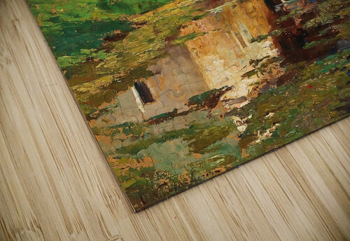 The pond behind the house Row One Brand puzzle