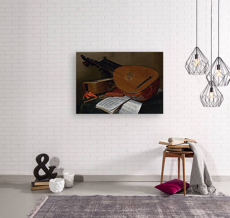 Still Life With A Lute And A Guitar Reproduction
