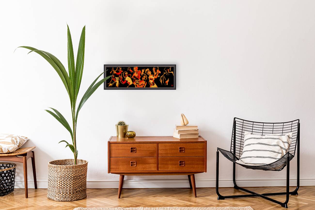 1940s college art  Reproduction