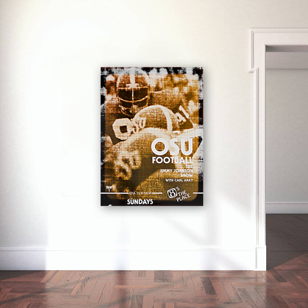 1979 Jimmy Johnson Show OSU Football Ad Reproduction