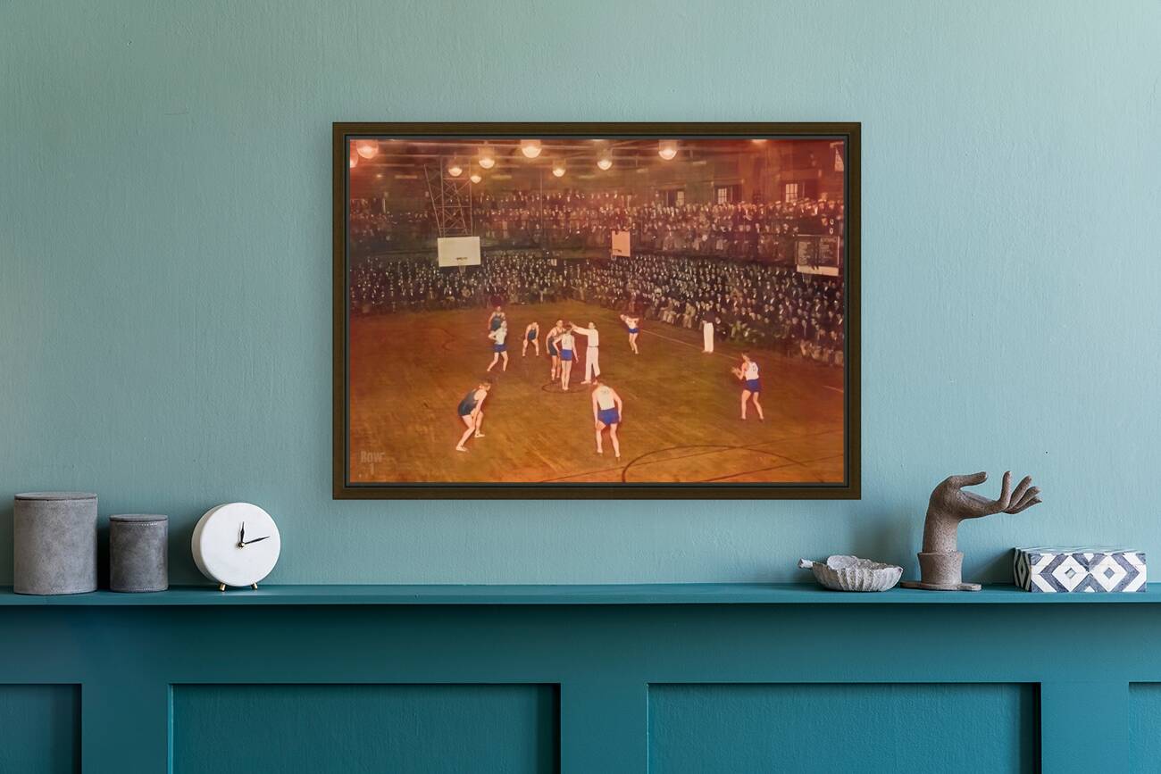 1920s purdue indiana state basketball art Reproduction