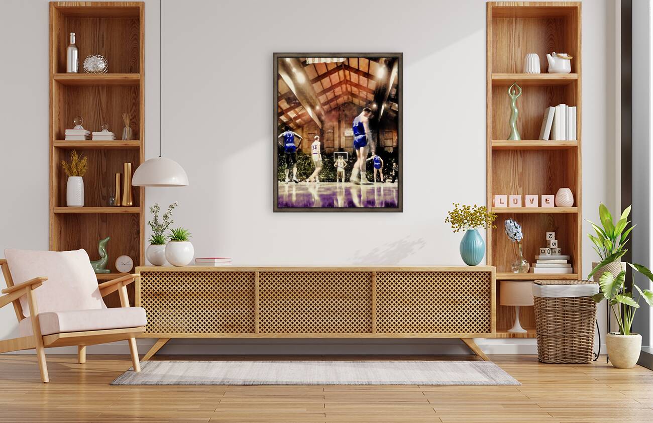 Kansas State Basketball at Ahearn Fieldhouse Reproduction