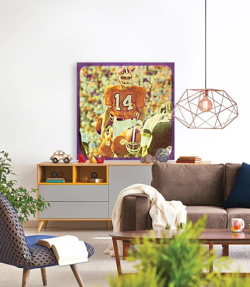 mike eppley clemson football art Reproduction