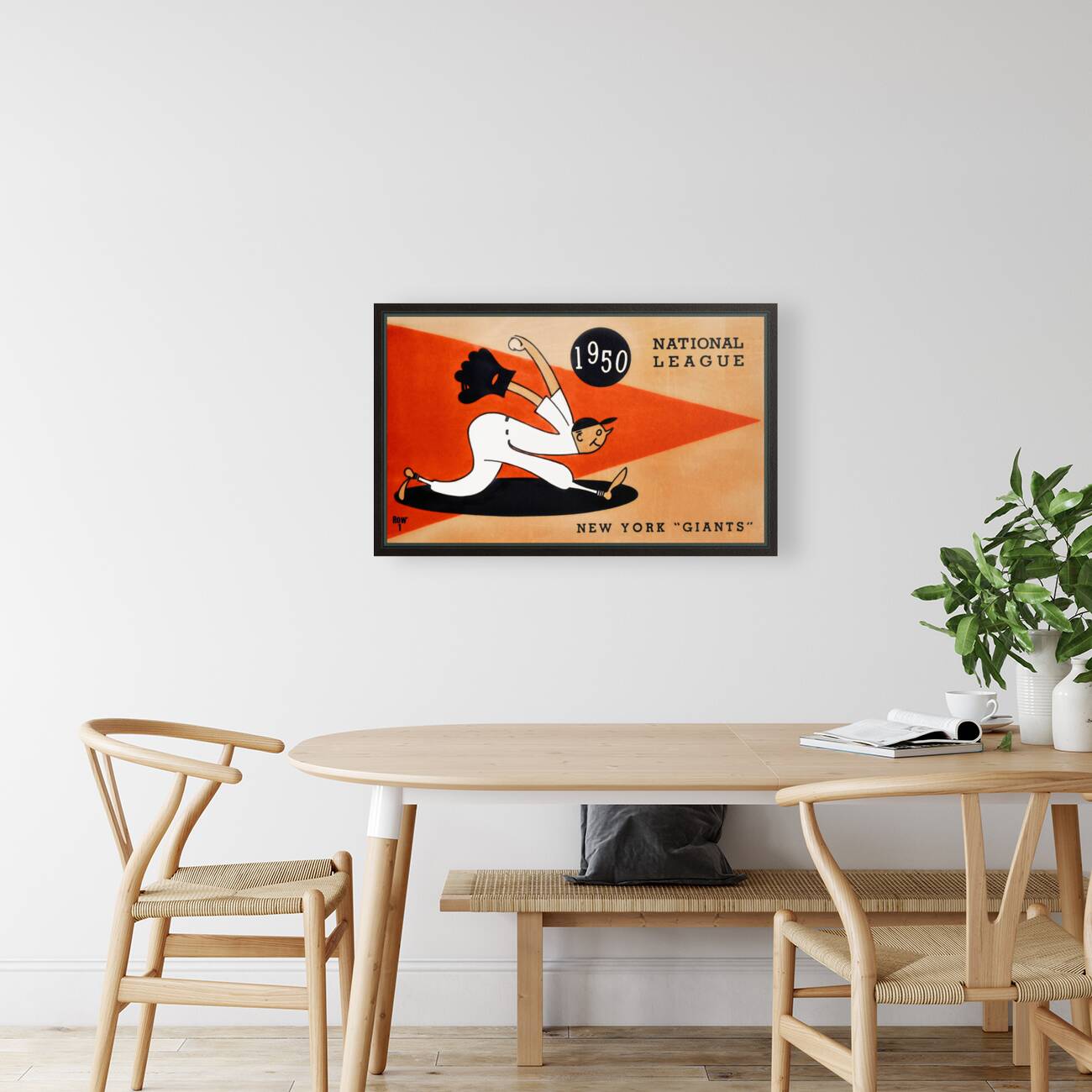 1950 New York Giants Baseball Remix Reproduction