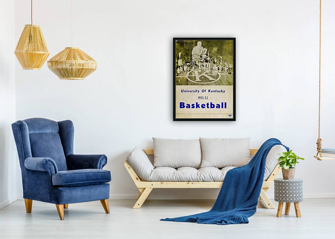 1951 kentucky basketball art Reproduction