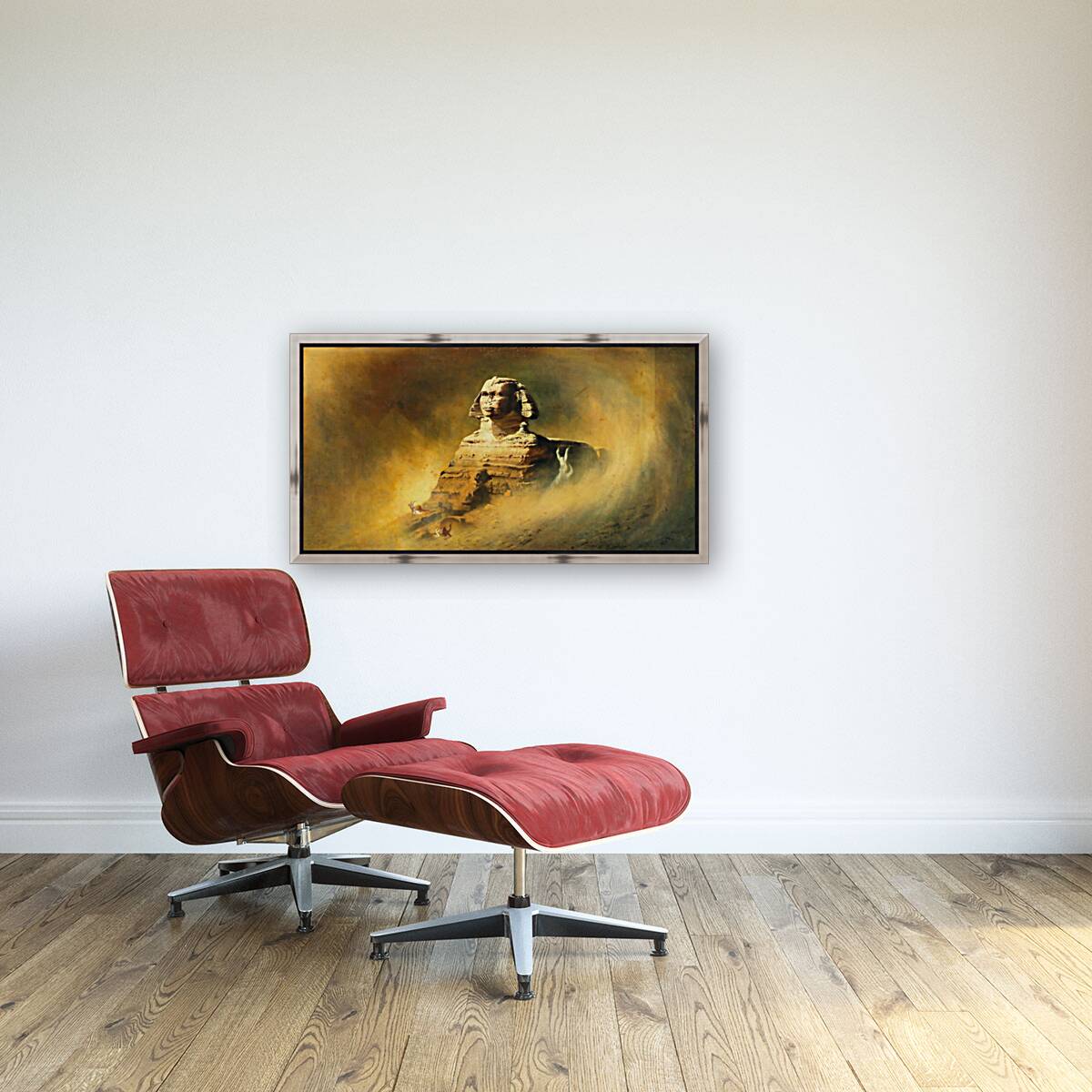 Sphinx Egyptian Art by Karl Wilhelm Diefenbach Reproduction