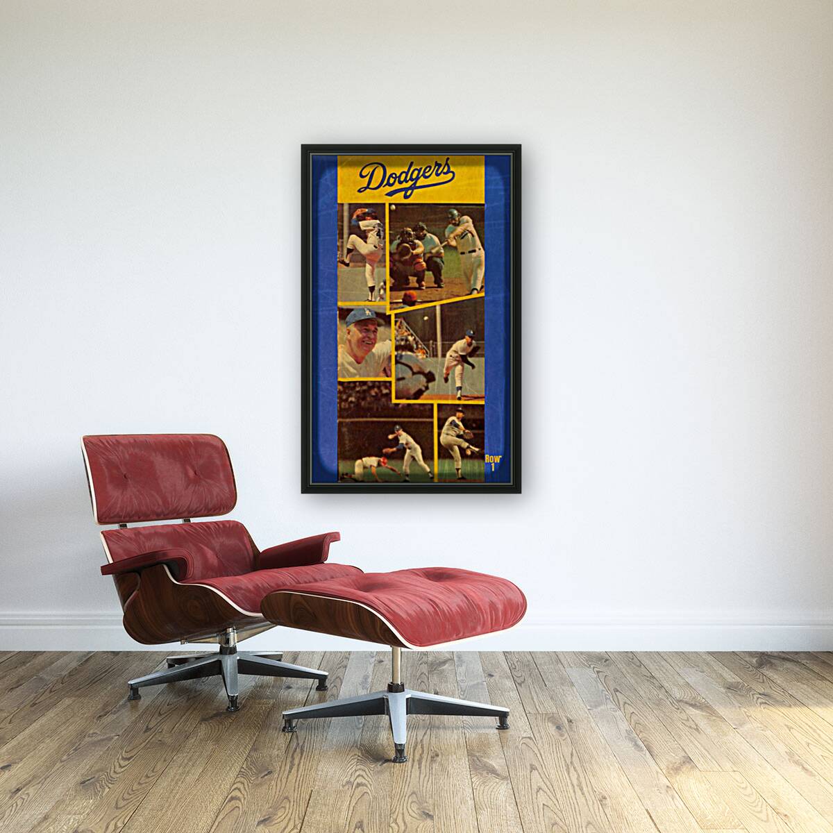 1974 LA Dodgers Baseball Viewfinder Slide Style Art Reproduction