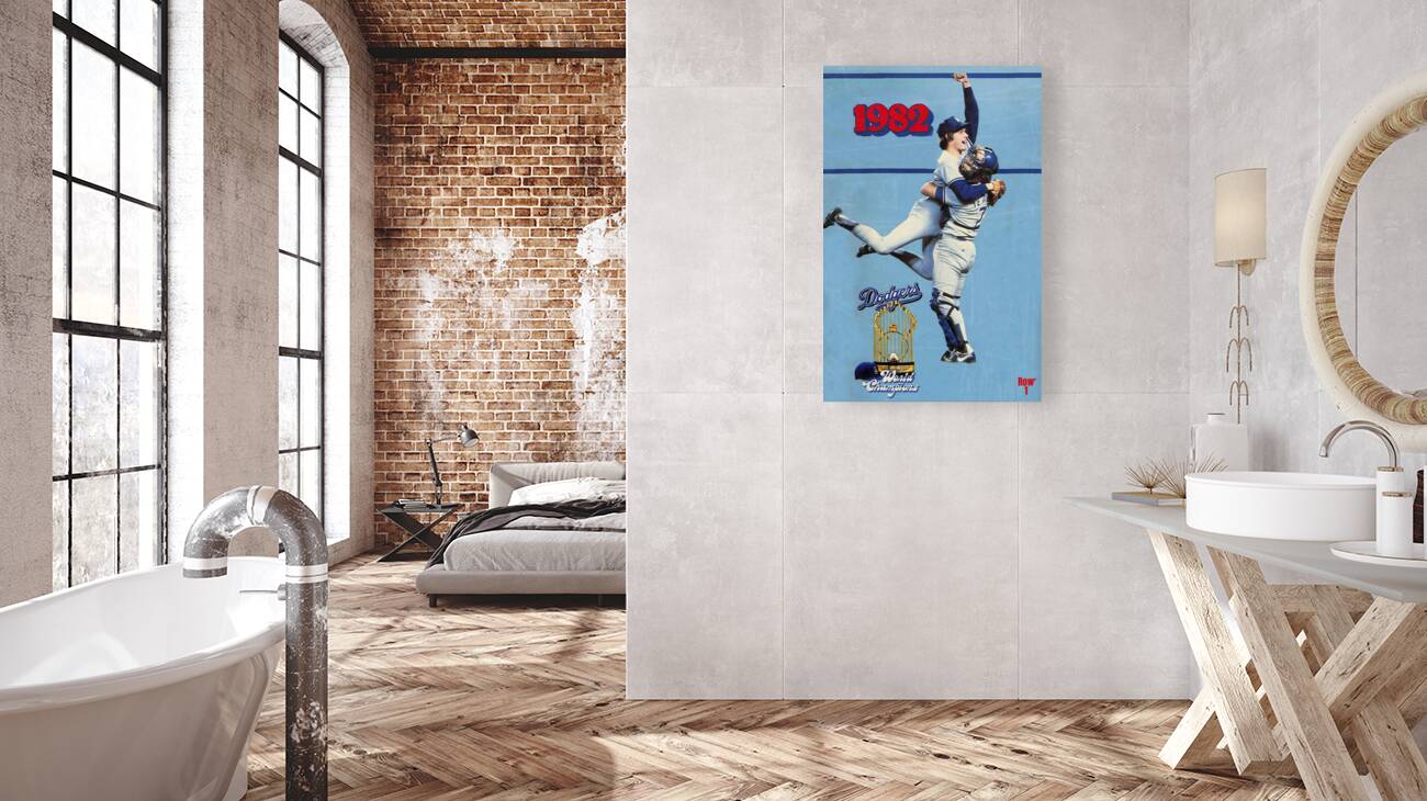 1982 la dodgers art  Reproduction