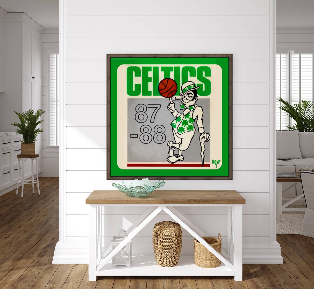 1987 Boston Celtics Art Reproduction