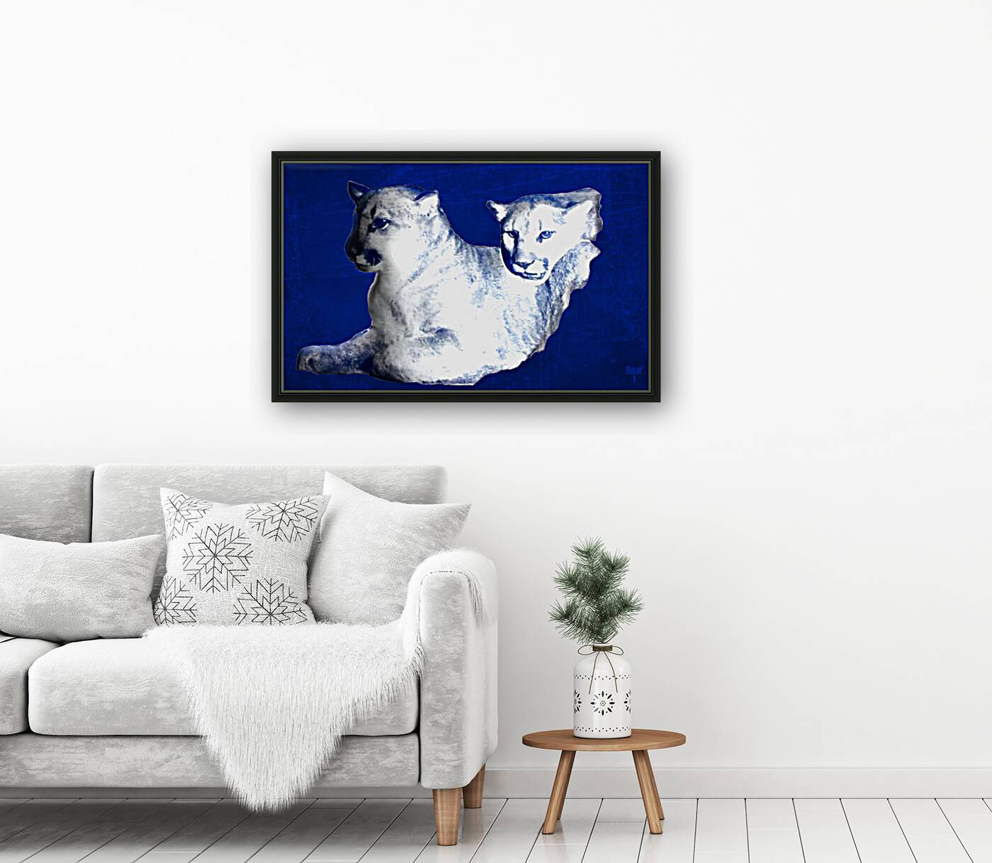 Early 1900s BYU Cougars Art Reproduction