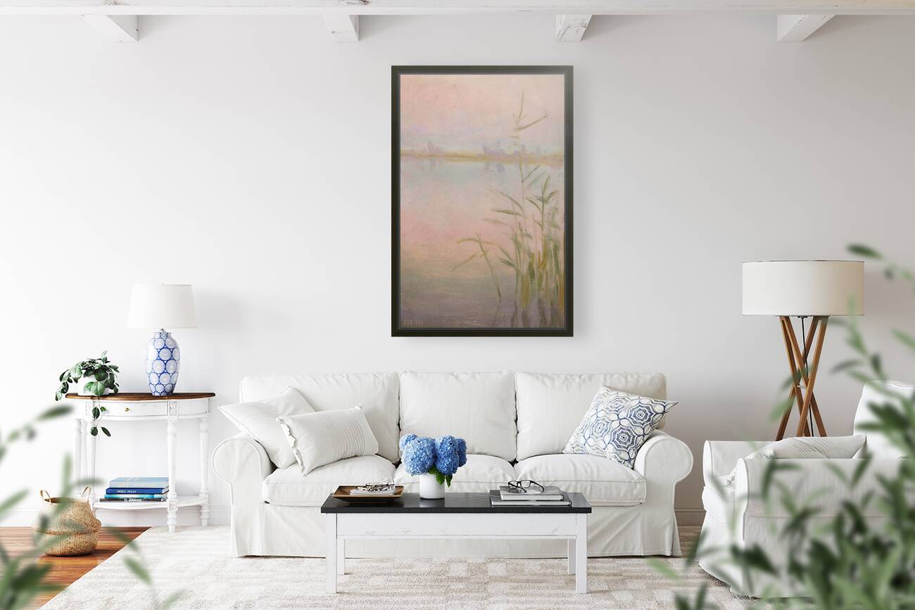 Reeds at the lake 1910  Reproduction