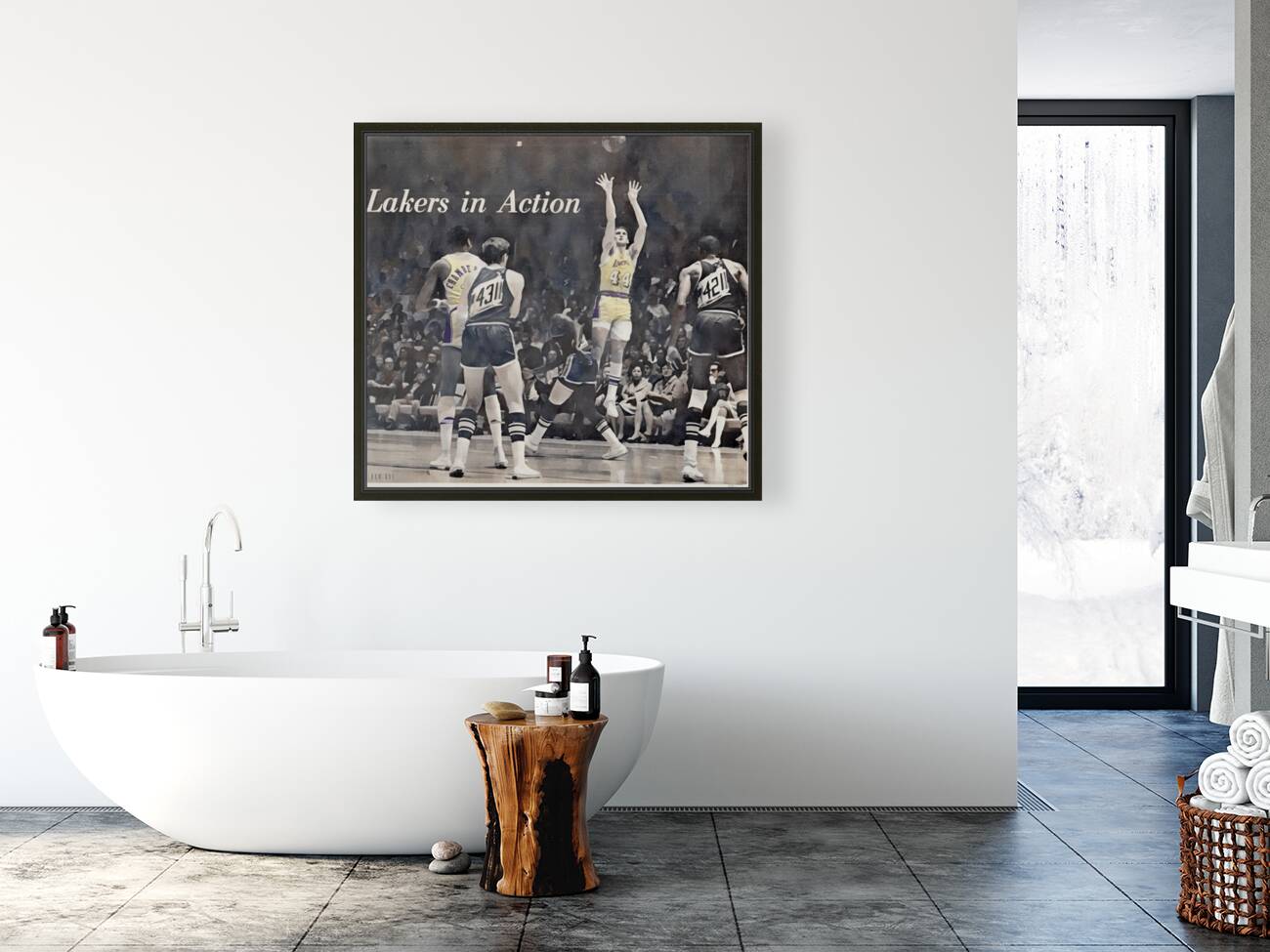 Lakers in Action Reproduction