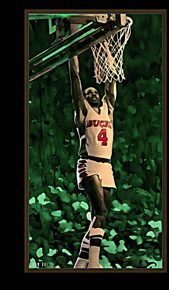 sidney moncrief bucks dunk Reproduction