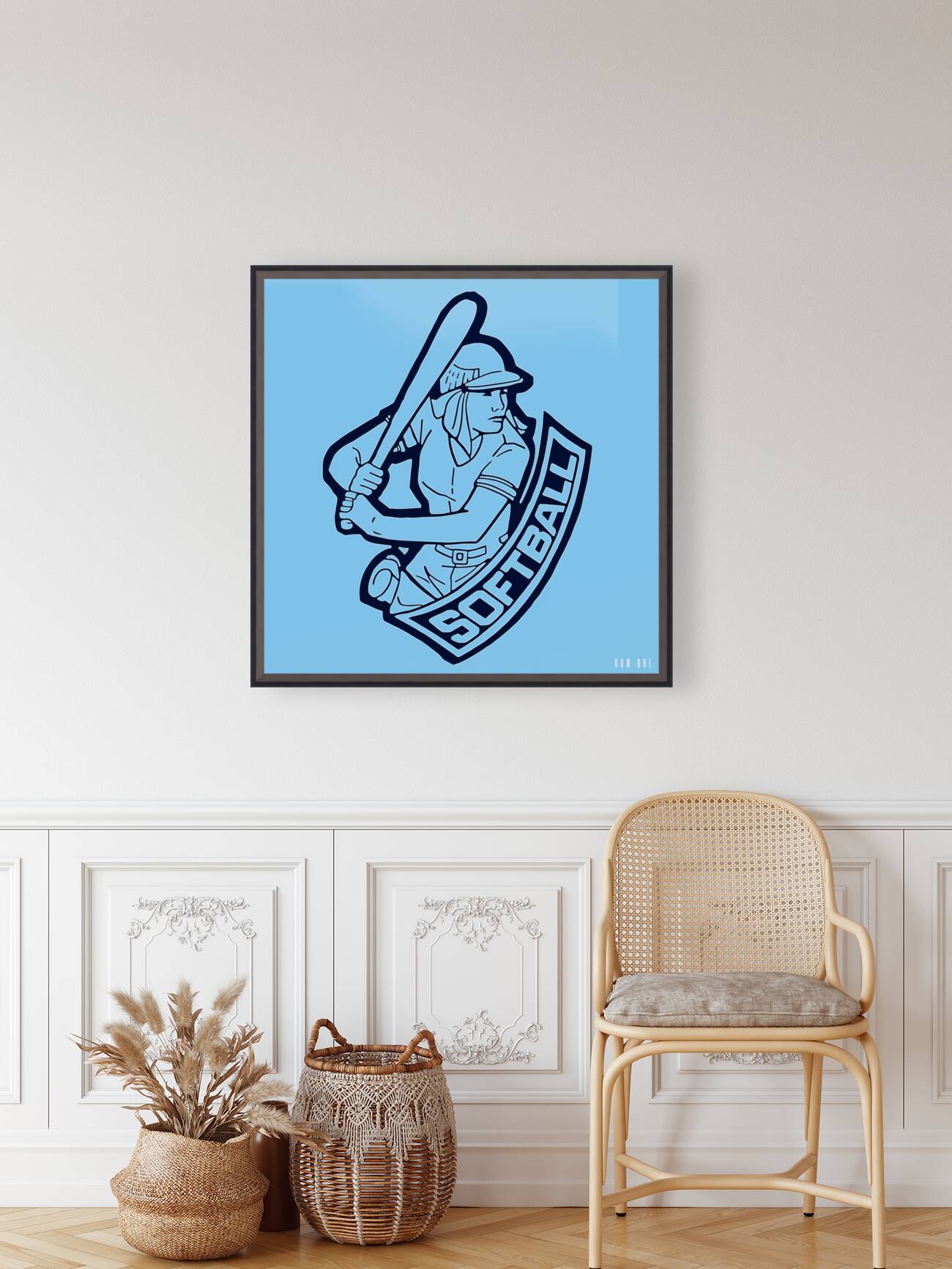 1987 Softball Art Reproduction