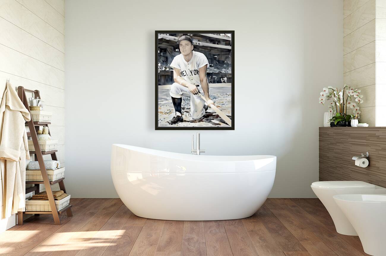 1963 roger maris art Reproduction
