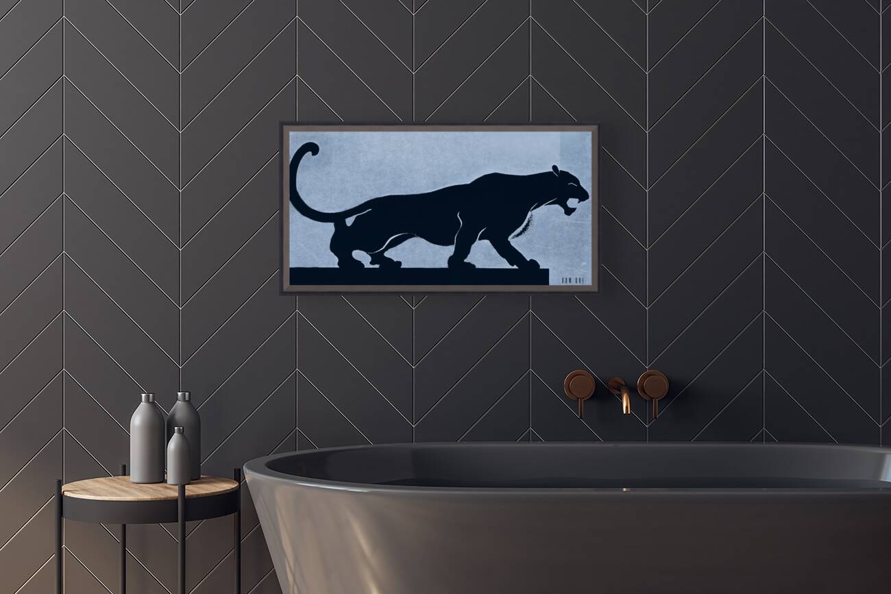 Early 1900s Penn State Nittany Lion Art Reproduction